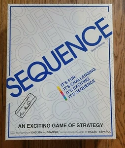Sequence Board Game Vintage JAX 1999 Complete w/ Sealed Contents  - Picture 1 of 12