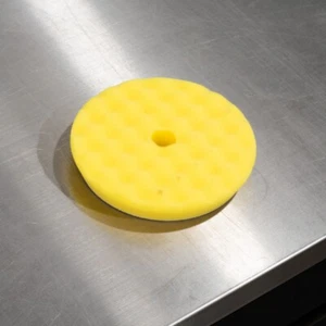 Rupes Rotary Waffle Foam Pad Yellow Fine 5.5" | For 5" Backing Plate - Picture 1 of 2