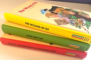 Wizard of OZ, Tom Sawyer, Alice's Adventures - Children's Classic Library 1979 - Picture 1 of 12