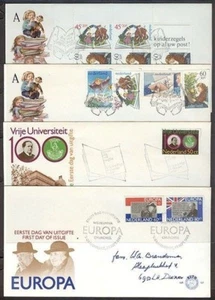 NIEDERLANDE 1980 FDC’s (x8) (ID:383/D27652) - Bild 1 von 2