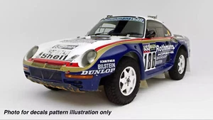 1/10 Lexan Clear RC Car Body Shell for M-chassis PORSCHE 959 WB210mm - Picture 1 of 6