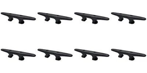 8-Pack - 6"  Boat Cleats - Heavy Duty Marine Dock Cleats 1/4 Inch Oval Machine - Picture 1 of 3