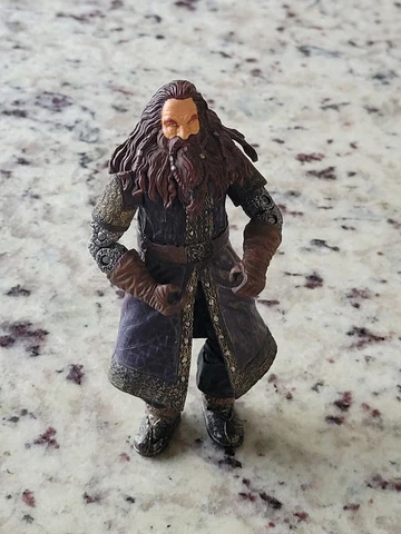 2004 Toy Biz Lord of the Rings Gimli in Coronation Armor Action Figure ☆ Used ☆ Cover