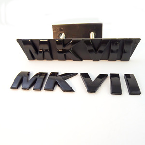 3D Black MKVII auto grille Grill Emblem badge Car Sticker for  VW Golf MK7 MKVII