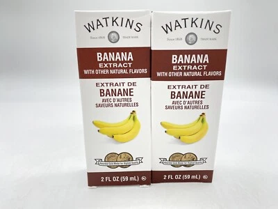 Экстракт банана имитация Watkins упаковка 2 шт. - 2 жидких унции каждая - Изображение 1 из 4