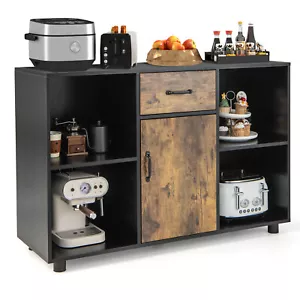 Buffet Sideboard Industrial Cupboard File Storage Cabinet Console Table Drawer - Picture 1 of 4