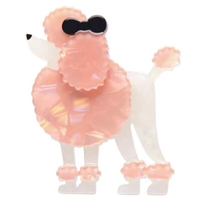 Брошь Erstwilder Madame Amore Пудель Собака Новая в коробке - Изображение 1 из 4