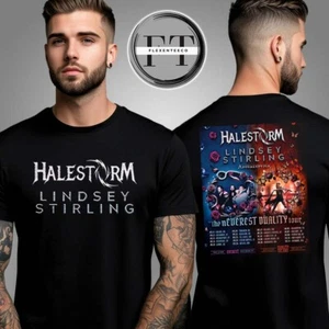 Lindsey Stirling And Halestorm The Neverest Deality Tour 2025 Schedule Two Sided - Picture 1 of 3