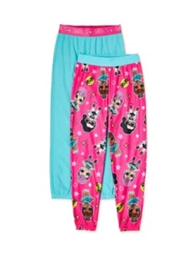 NWT 2-Pack Girls 10-12 LOL Surprise Pajama PJ Pants PINK BLUE Pajamas - Picture 1 of 4