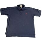 Perlis Shirt Herren Medium Marineblau Langusten Logo Baumwolle Kurzarm Polo