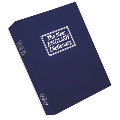 Caja fuerte para pistola Bulldog Diversion Book 10.5"x7.75"x2.75" azul con cerradura BD1180 Foto 1 de 2