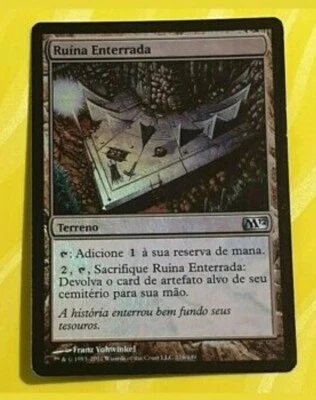 C083 | BURIED RUIN | PORTUGUESE | FOIL | 2012 CORE SET | 2011 | MTG | NM - Image 1 of 2