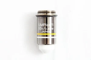 Olympus UMPlanFL 10x 0.30 W Water Immersion Microscope Objective #5300 - Picture 1 of 8
