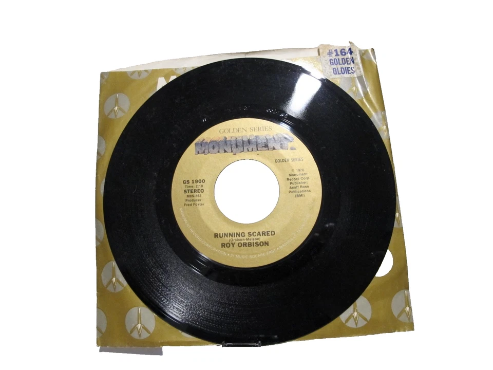 45 RECORD - ROY ORBISON - RUNNING SCARED - Image 1 of 1
