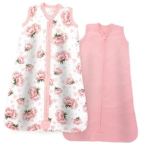 Baby Sleep Sack - Baby Wearable Blanket - 12-18 Months Floral Rose (2 Pack) - Picture 1 of 7