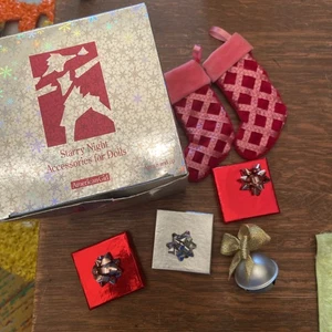 American Girl Starry Night Accessories Christmas Gifts Stockings Bell - Picture 1 of 11