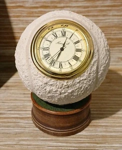 TENNIS BALL Clock History Craft Made In Great Britain 8.5cm High - Picture 1 of 7