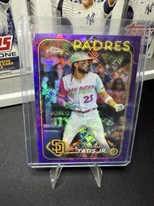 2024 Topps Chrome Fernando Tatis Jr. Purple Logofractor /250 Padres - Picture 1 of 2