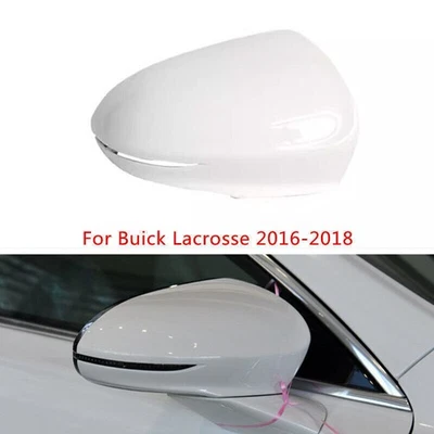 1X White Right Side Rearview Mirror Cover Shell Cap For Buick LaCrosse 2016-2018 - Изображение 1 из 4