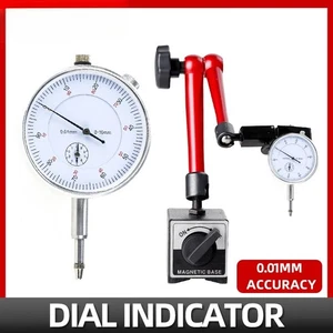 Dial Indicator Magnetic Holder Dial Bore Gauge Magnetic Stand Base Measure Tools - Picture 1 of 30