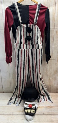 Carnival Creepy Clown Costume Youth Size Large - Image 1 of 4