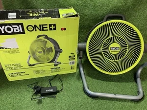 RYOBI 18V Cordless Hybrid WHISPER SERIES 14 in. Air Cannon Fan (Tool Only) - Picture 1 of 1