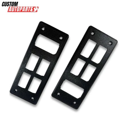 Placa de interruptor de ventana Hummer H1 Doghouse | 1992-2004 | PAR de bisel maestro de 4 interruptores Foto 1 de 4