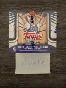 2025-26 Topps Basketball Hobby Jumbo Box - Factory Sealed - Picture 1 of 2