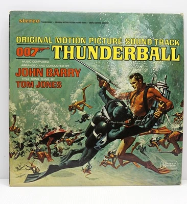007 Thunderball OST (Vinyl LP, 1965, United Artists Records UAS 5132) Tom Jones - Image 1 of 4