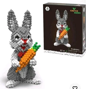 Easter Bunny Building Animal Sets, Extremely Challenging STEM Building Blocks - Picture 1 of 5
