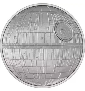 Star Wars - DEATH STAR - 3oz Silver Coin Niue - 2022 - Picture 1 of 6
