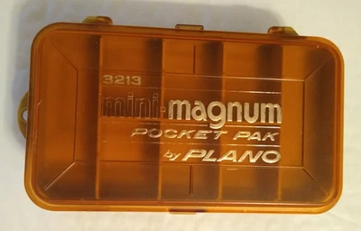 Caja de aparejos de pesca de almacenamiento de doble cara Plano 3213 Mini Magnum Pocket Pak Foto 1 de 4