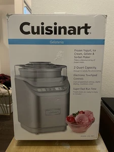 NUEVA Heladera Electrónica Cuisinart ICE-70 (Cromo Cepillado) OEM CAJA ABIERTA - Imagen 1 de 8