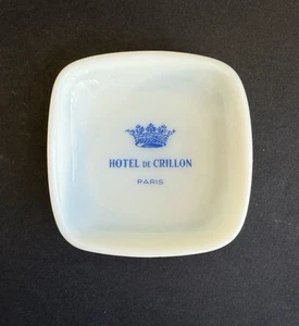 Cendrier Hôtel 5 stars Palace LE CRILLON PARIS luxury reastaurant ashtray France - Picture 1 of 13