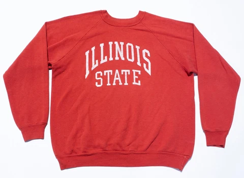 Illinois State Redbirds Sweatshirt Men's XL Vintage 80s Pullover Sweatshirt USA Cover