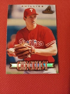1997 SCOTT ROLEN PINNACLE CHECKLIST BASEBALL CARD #200 PHILLIES STL CARDINALS  - Picture 1 of 2