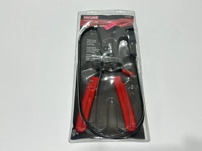 NOS Craftsman 47390 Cable Operated Locking Hose Clamp Pliers, Red Grip (France) - Image 1 of 4