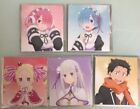 Re:Zero Starting Life in Another World Movie Shikishi printed autograph 5 set