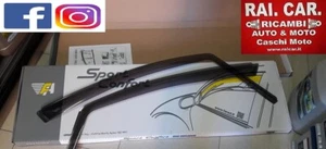 DEFLETTORI AUTO PIOGGIA ANTITURBO ANTIVENTO FARAD 12419 FIAT PANDA 03-12 - Imagen 1 de 1