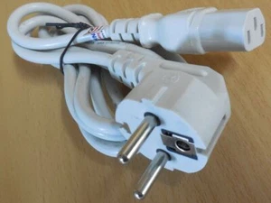 Stromkabel Netzkabel Kaltgerätekabel PC Monitor Drucker TV FAX C13 1,5m* pz1124 - Bild 1 von 2