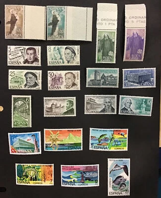 Spain 1964-78 VF MNH 9 Complete Sets. (W30) - Image 1 of 4