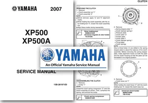 Yamaha T Max XP500 Service Manual T-Max 2007 Shop Workshop TMAX - Picture 1 of 2