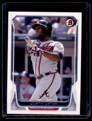 2014 Bowman Justin Upton 2130 Atlanta Braves #167 - Image 1 of 2
