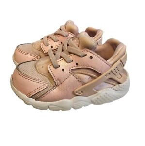 Nike Huarache Run SE TD Baby TODDLER Prism Pink Sneakers Size 8 C
