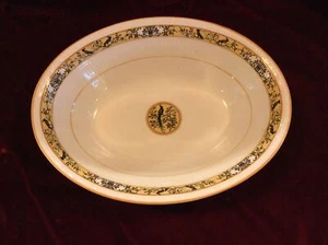 Birdette by Myott Staffordshire China 9 3/4” Oval Vegetable Bowl Halloween Fall - Picture 1 of 2
