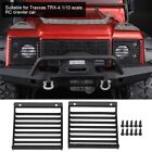 2 Pcs Metal Front Light Cover Grille For -4 1/10 Scale RC Crawle!