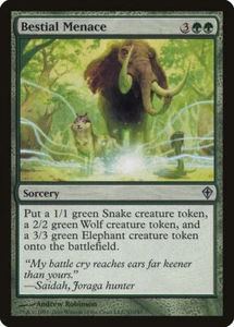 Bestial Menace (WWK 97) Lightly Played Foil - Picture 1 of 1