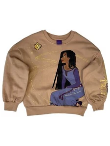 Disney Girls Wish Asha Camel Brown Pullover Sweatshirt Sweat Shirt - Picture 1 of 2