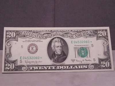 1963-A $20 Star note Richmond, VA District - Image 1 of 4