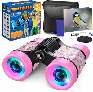 Girls Toys Age 3-9, Kids Binoculars 3-6 Year Old Girls Gifts, Binoculars for Kid - Picture 1 of 12